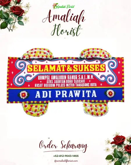 Papan Bunga Ucapan Selamat Majasto